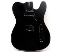 ALFAAL Guitar body Black Gloss Basswood Electric Guitar Body DIY Guitar DIY Accessory