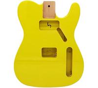 ALFAAL Guitar body Body Double Spell For TL/ST Electric Guitar Assembly Alder Body Semi-finished Yellow Guitar DIY Accessory
