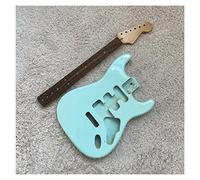 ALFAAL Guitar body DIY Electric Guitar Body And Neck With Original Neck Plate Guitar DIY Accessory