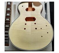 ALFAAL Guitar body Electric Guita Flame Maple Veneerr+Mahogany Okoume Body Neck Rosewood Fingerboard Guitar DIY Accessory (Color : 14)