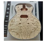 ALFAAL Guitar body Electric Guita Flame Maple Veneerr+Mahogany Okoume Body Neck Rosewood Fingerboard Guitar DIY Accessory (Color : 02)