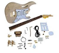 ALFAAL Guitar body Electric Guitar Kit Set Basswood Body Rosewood Fingerboard Durable Maple Neck Guitar Accessories Guitar DIY Accessory (Color : 01)