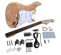 ALFAAL Guitar body Electric Guitar Making Material Accessories Veneer Electric Guitar Eucalyptus Body Hard Maple Neck Guitar DIY Accessory