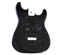 ALFAAL Guitar body Guitar Body Black DIY Guitar Parts Poplar Wood Guitar Body Electric Guitar Barrel Guitar DIY Accessory