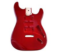 ALFAAL Guitar body Guitar Body Electric Guitar Body Poplar Wood For ST Guitar Barrel Guitar Body Diy Body Guitar DIY Accessory (Color : Crimson)