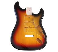 ALFAAL Guitar body Guitar Body Electric Guitar Body Poplar Wood For ST Guitar Barrel Guitar Body Diy Body Guitar DIY Accessory (Color : Sunburst)