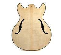 ALFAAL Guitar body Guitar Body Flame Maple Top Maple Back And Side Plywood Guitar DIY Accessory
