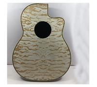 ALFAAL Guitar body Guitar Body Semi Finished D-shaped Folk Guitar Barrel Guitar DIY Accessory (Color : 02)
