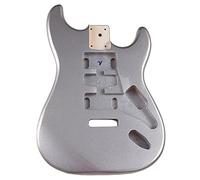 ALFAAL Guitar body Poplar Wood Electric Guitar Body Silver Color Guitar Body For Strat ST Electric Guitar Accesso Guitar DIY Accessory