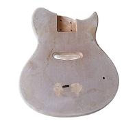 ALFAAL Guitar body Retro Gray Electric Guitar Body For ST Guitar Barrel Mini Body Matte Finish Diy 5.7cm Pocket Width Guitar DIY Accessory
