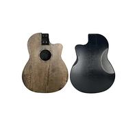 ALFAAL Guitar body Synthetic Material Round Back 39Inch Guitar Cutaway Design 6 Strings Folk Acoustic Guitar Body Guitar DIY Accessory (Color : 03)