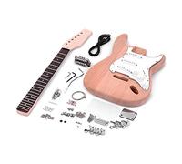 ALFAAL Guitar body Unfinished Electric Guitar Body DIY Handcrafted Guitar Body Easy To Make Your Own Guitar Guitar DIY Accessory