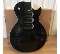 ALFAAL Guitar body Unfinished Handcrafted Guitar Body Maple Wood For SG LP ST Guitar Body Replacement Parts Guitar DIY Accessory (Color : Black)