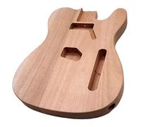 ALFAAL Guitar body Wood Color Guitar Body Guitar Barrel Matte Electric Guitar Barrel Parts Unfinished Body Guitar DIY Accessory
