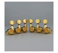 ALFAAL Guitar Locking Tuners Machine Heads Tuners 3R3L Gear Ratio 1:21 Lock Tuning Pegs