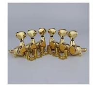 ALFAAL Guitar Machine Heads 1:21 Rear Locking Tuners Guitar Tuning Pegs Tuners For Electric Guitars Gold