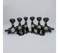 ALFAAL Guitar Machine Heads Locking String Tuning Key Pegs Tuners for Electric Guitars Black (Color : 3R3L)