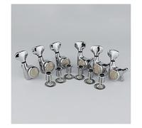 ALFAAL Guitar Machine Heads Tuners Upgraded Version Chrome Locking String Tuning Key Pegs Tuners For LP, SG, TL Electric Guitars (Color : 6R)