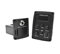 ALFAAL Guitar Pickup 3 Bands Acoustic Guitar Preamp EQ Tuner Piezo For Acoustic Guitar