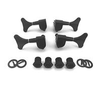 ALFAAL Guitar Sealed Tuners Tuning Pegs Machine Heads 2R2L For 4 String Bass Guitar Accessories Guitar Parts (Color : Black 4pcs)