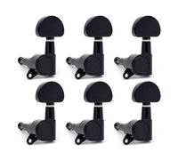 ALFAAL Guitar String Tuning Pegs Keys Tuners Machine Heads For Acoustic Electric Guitar (Color : Black 6L)