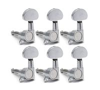 ALFAAL Guitar String Tuning Pegs Keys Tuners Machine Heads For Acoustic Electric Guitar (Color : Chrome 6L)