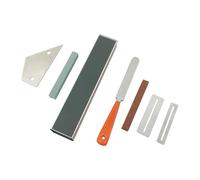 ALFAAL Guitar Tool Set Care Polishing Stone Leveling Bar 20CM Leveling Ruler Fret File Gasket Combination