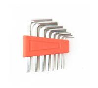 ALFAAL Guitar Tools Flat Head Allen Wrench Short 8-piece Set Musical Instrument Accessories