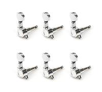 ALFAAL Guitar Tuning Pegs Tuners Machine Heads For Acoustic Electric Guitar Chrome 3R3L 6R 6L Guitar (Color : Chrome 6R)