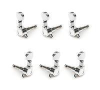 ALFAAL Guitar Tuning Pegs Tuners Machine Heads For Acoustic Electric Guitar Chrome 3R3L 6R 6L Guitar (Color : Chrome 3R3L)