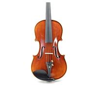 ALFAAL Hand-patterned Violin Quality Maple Back Spruce Top Ebony 4/4 3/4 1/2 1/4 1/8 Violin (Color : 1/2)