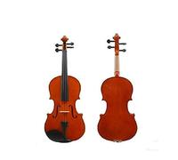 ALFAAL Handmade Solid Wood Practice Violin For Beginners Adult Violin Professional Playing Entry-level Violin (Color : 1/2)