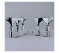 ALFAAL Headstock Sealed Bass Tuners Machine Heads Chrome (Color : 3R2L)