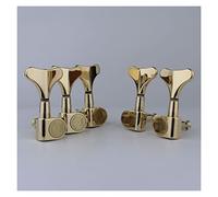 ALFAAL Headstock Sealed Bass Tuners Machine Heads Gold (Color : 3R2L)