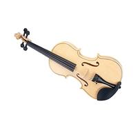 ALFAAL High Gloss Finish Wood Color 4/4 Acoustic Violin With Violin Set 4-4 3-4 1-2 1-4 1-8 Size Violin Starter Kit (Color : 1-2)