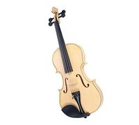 ALFAAL High Gloss Finish Wood Color 4/4 Acoustic Violin With Violin Set 4-4 3-4 1-2 1-4 1-8 Size Violin Starter Kit (Color : 1-4)