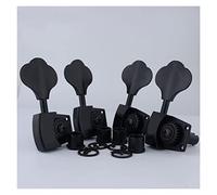 ALFAAL High Grade Open Gear Bass Tuners Tuning Keys Black