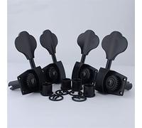 ALFAAL High Grade Open Gear Bass Tuners Tuning Keys Black (Color : 4R)