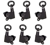 ALFAAL Hollow Handle Guitar Tuners Guitar Pegs Neck Guitar Tuning Tool (Color : Black 3L 3R)