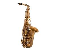 ALFAAL Instrument saxophone Alto Saxophone Eb Bronze Color Alto Sax Professional Playing Woodwind Instrument With Mouthpiece(Light Grey)