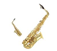 ALFAAL Instrument saxophone Alto Saxophone Lacquered Gold Eb Music Instrument Professional Grade