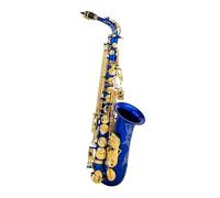 ALFAAL Instrument saxophone Alto Saxophone Wind Instrument E-drop Performance Grade Saxophone Full Set Of Accessories(Blue)