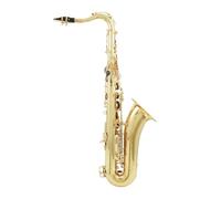 ALFAAL Instrument saxophone B Flat Tenor Saxophone Brass Body Carved White Shell Keys Professional Saxophone