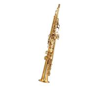 ALFAAL Instrument saxophone Brass B Flat Saxophone Durable Treble One-piece Tube Saxophone Length 650mm