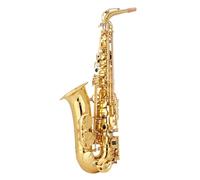 ALFAAL Instrument saxophone E-flat alto saxophone Saxophone wind instrument white copper upgraded version