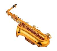 ALFAAL Instrument saxophone Model Coffee Engraved Gold E Flat Alto Saxophone Eb Sax With Case Accessories
