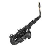 ALFAAL Instrument saxophone Nickel Plated Alto Saxophone Eb Flat Brass Tube Abalone Shell Keys Saxophone With Strap Cleaning Cloth Reed Parts