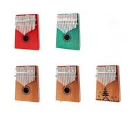 ALFAAL Kalimba 17 Key 17 Key Kalimba Single Board Mahogany Thumb Piano Keyboard Finger Piano Musical Instrument With Complete Accessories(C)