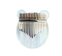 ALFAAL Kalimba 17 Key 17-key Sound Kalimba Acrylic Thumb Piano Transparent Beginner Xylophone Instrument