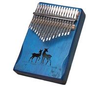 ALFAAL Kalimba 17 Key 17 Keys Mahogany Kalimba Thumb Piano Portable Finger Flexible Piano Kalimba With Accessories Made By Single Board(A)
